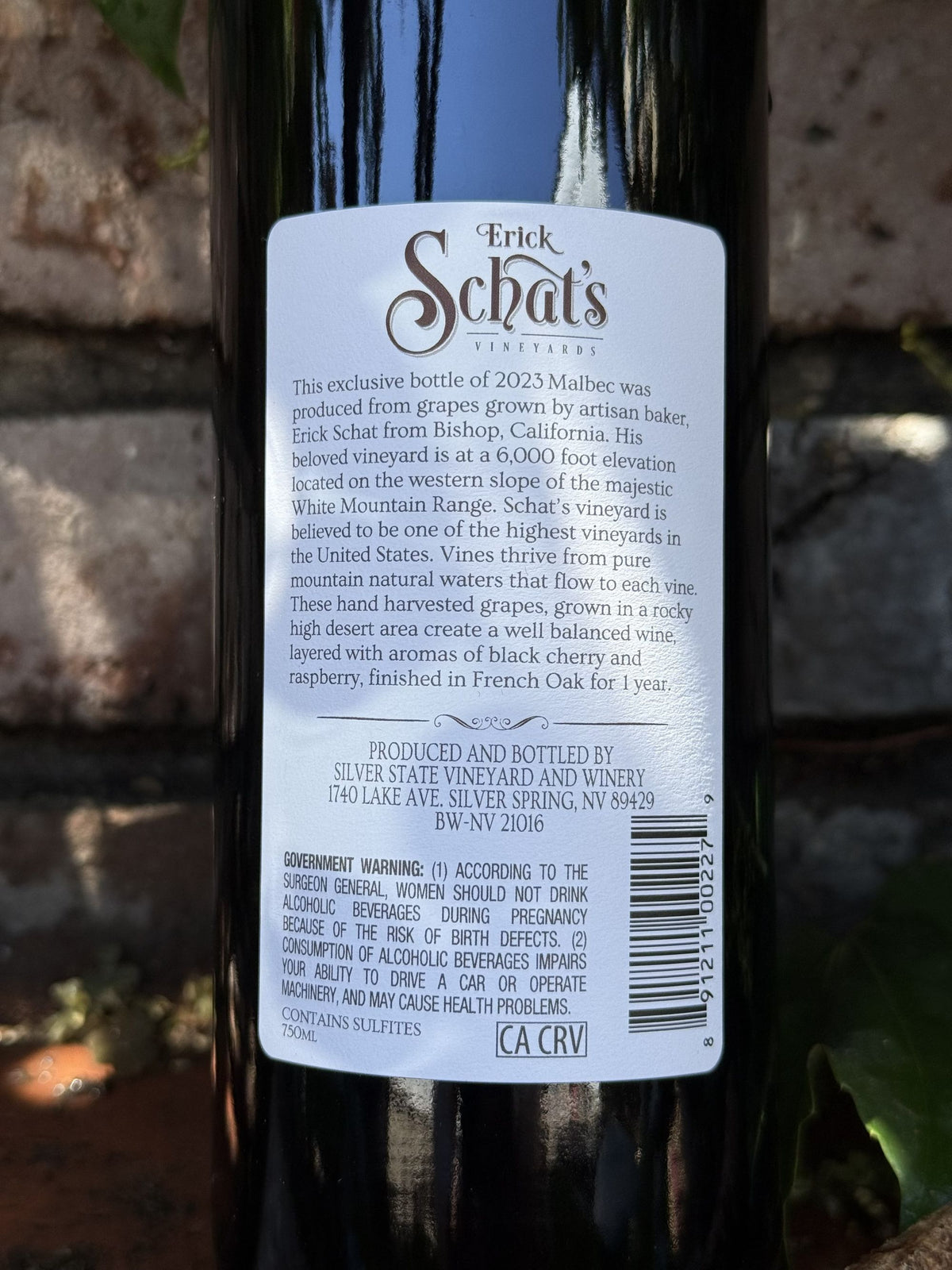 Schat's Vineyards Malbec